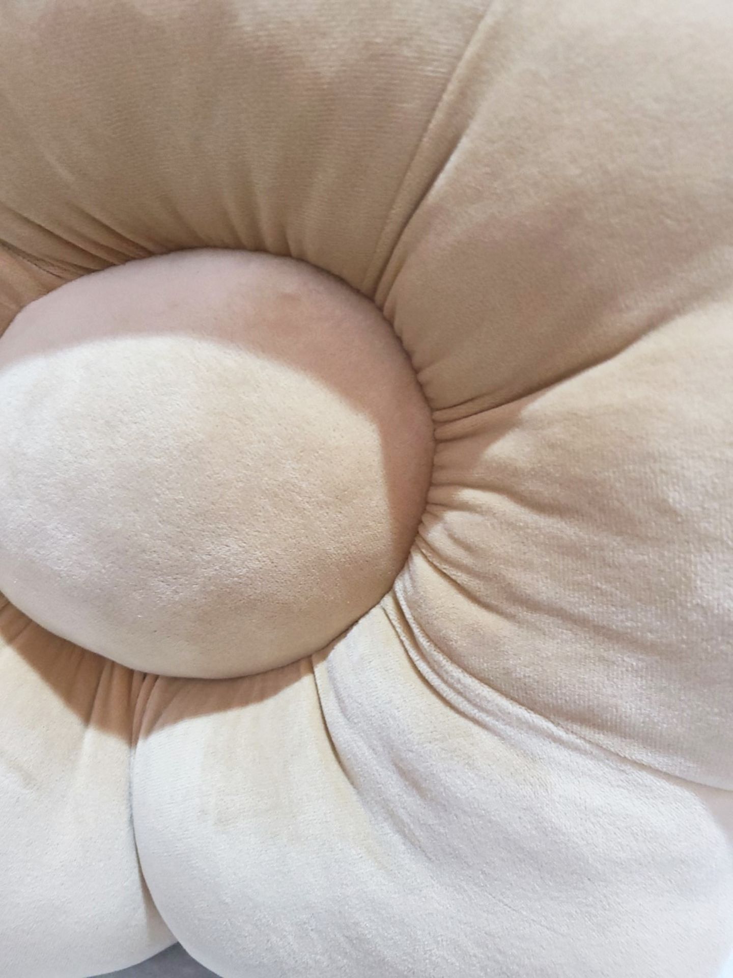 Set of 3 x KIDKII 'Sumptuous' Flower Pillows Velvet Gold - Original Price £159.00 - Image 5 of 6