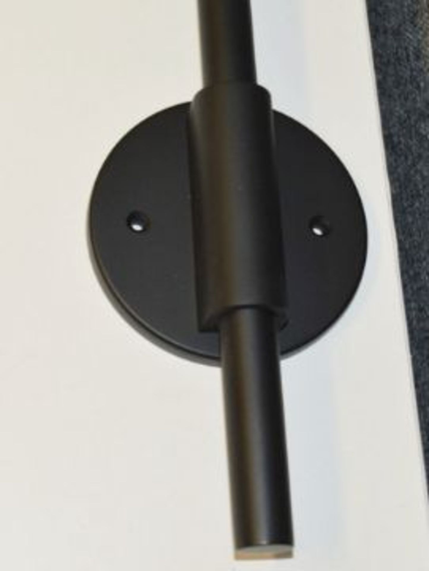 1 x CHELSOM Commercial Hotel Wall Light In A Black Powder Coated Finish - Dimensions: H86 x 40cm - Image 2 of 6