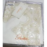 1 x PRATESI 'Fontana Di Trevi' Luxury Italian Biege Lace On Angel Skin Cotton Sham - RRP £1,100