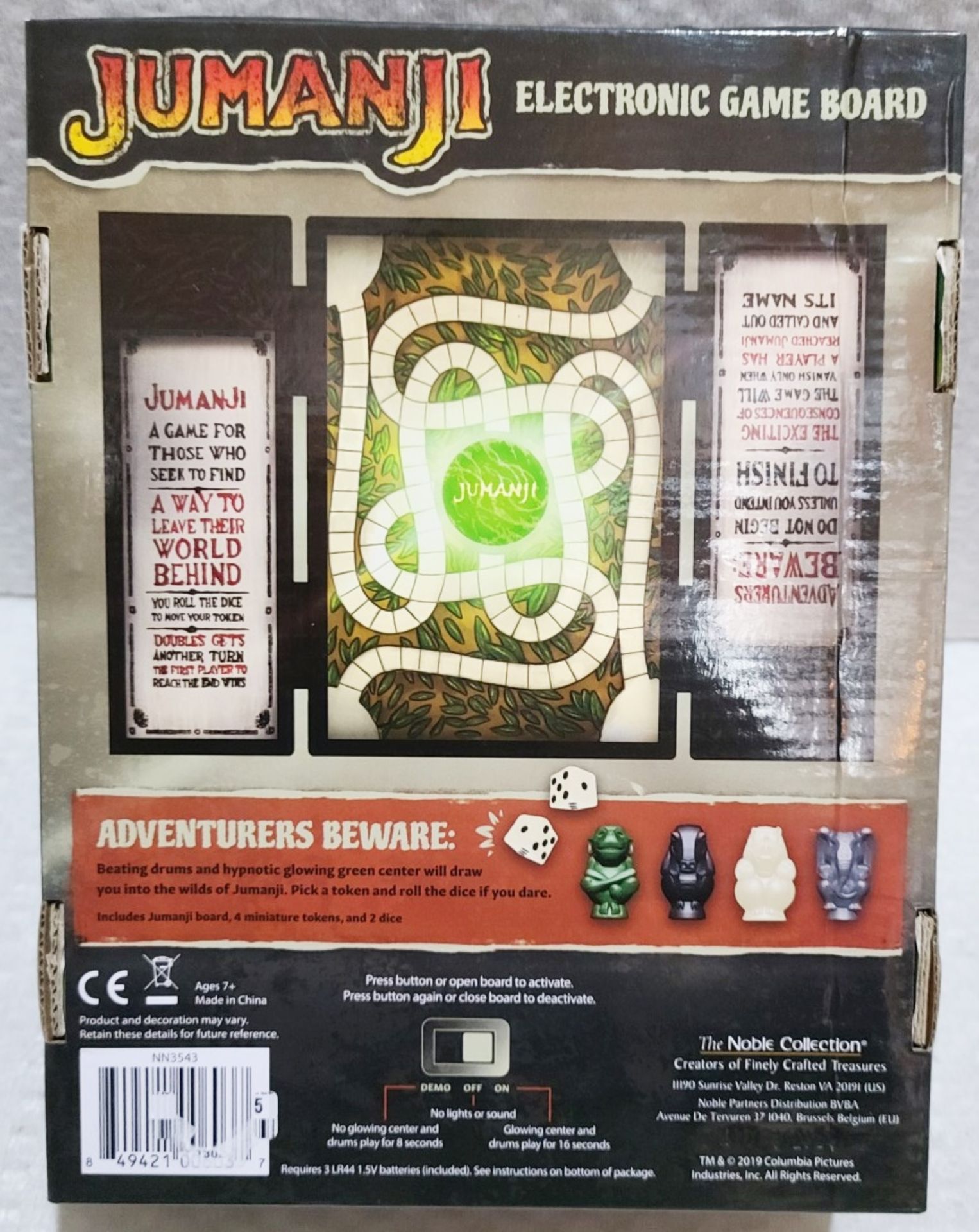 1 x JUMANJI Mini Prop Electronic Board Game - Original Price £22.00 - Unused Boxed Stock - Ref: - Image 2 of 3