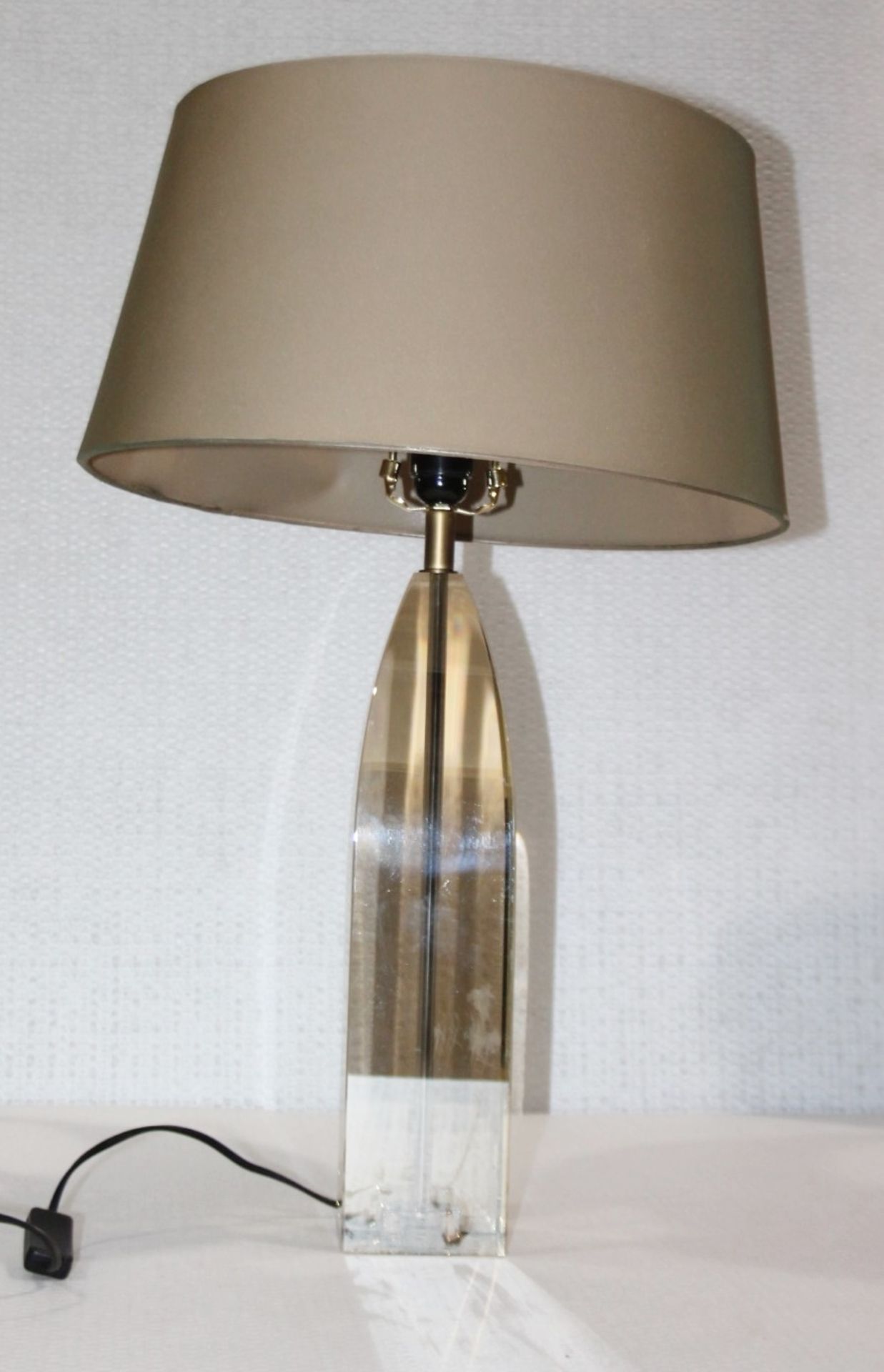 1 x ARTERIORS HOME 'Paulina' Luxury Table Lamp In Smoke Crystal - Original Price £1,460 - Image 3 of 10