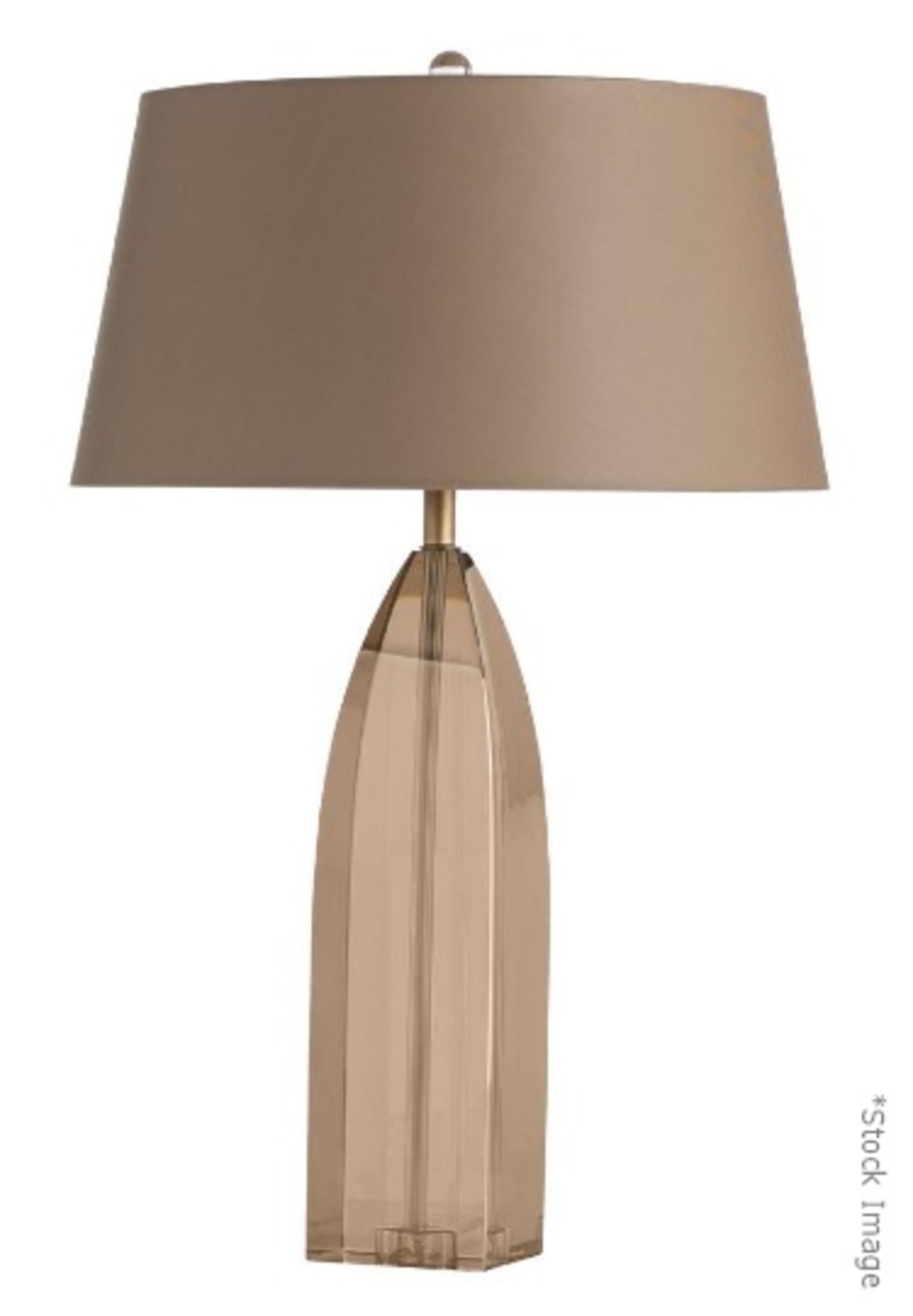 1 x ARTERIORS HOME 'Paulina' Luxury Table Lamp In Smoke Crystal - Original Price £1,460