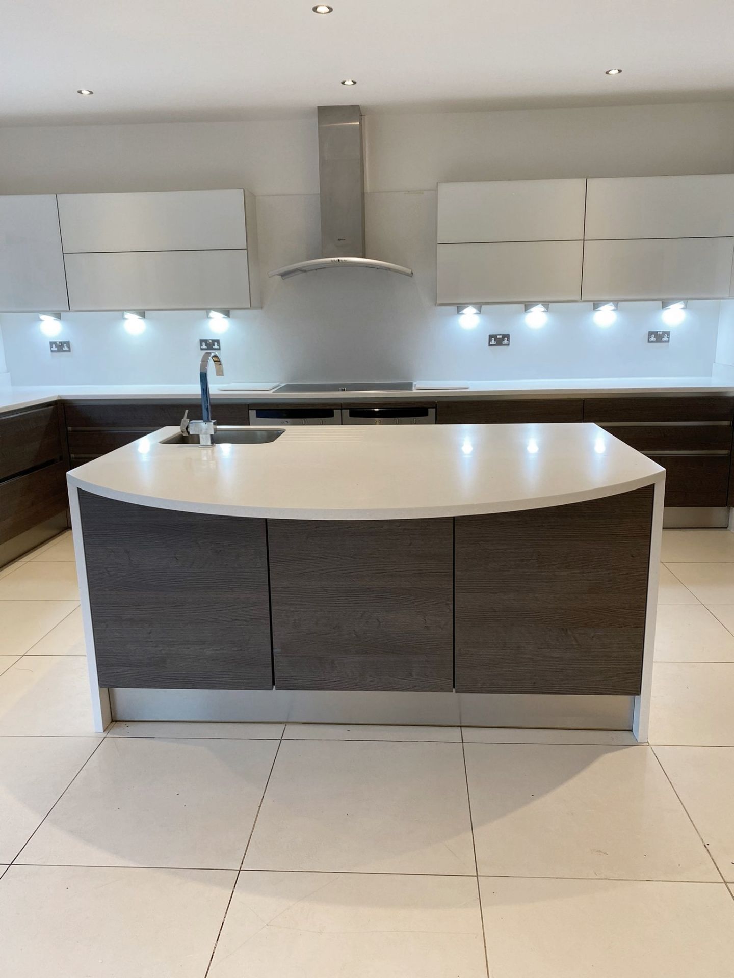 Bespoke Fitted Premium RWK German Kitchen With NEFF Appliances, Corian Worktops And Central Island - Image 6 of 30