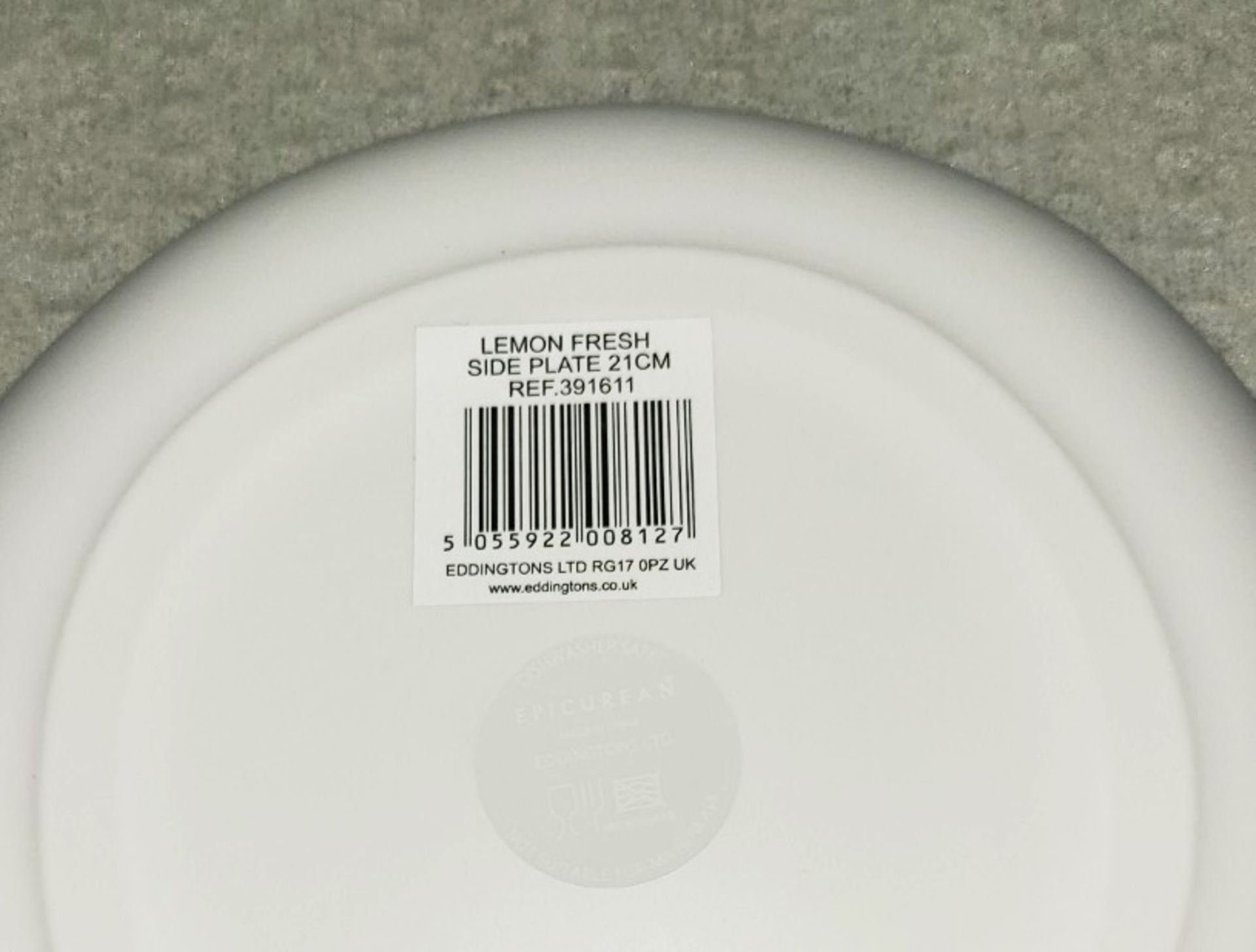 Set Of 6 x Eddingtons 'Lemon Fresh' Shatterproof Melamine Side Plates (21cm) - Original Price £42.00 - Image 3 of 4