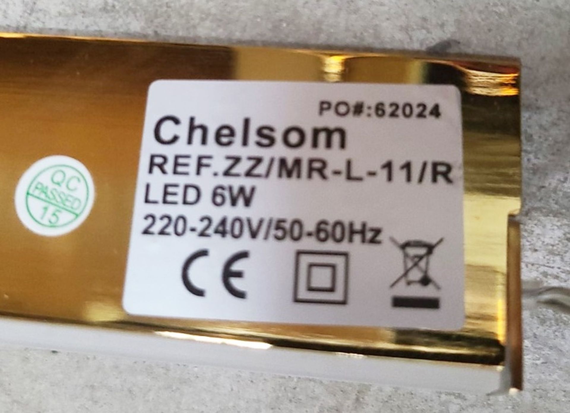 1 x CHELSOM 135cm Wall Mounted Brass Strip Lighting With On/Off Touch Switch For A Beautiful Finish - Image 8 of 8