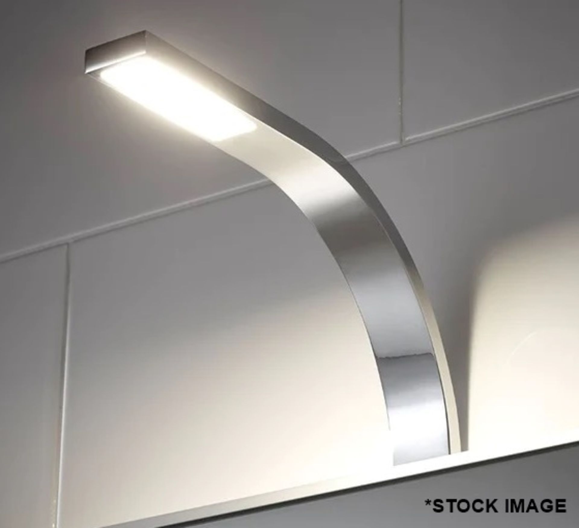 1 x SENSIO Hydra Sleek COB LED Technology Over Cabinet/Mirror Light With Acrylic Cover 165mm