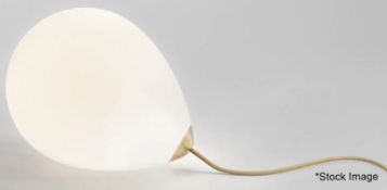 1 x MICHAEL ANASTASSIADES On My Mind Teardrop Table Lamp With Mouth Blown Opaline Glass