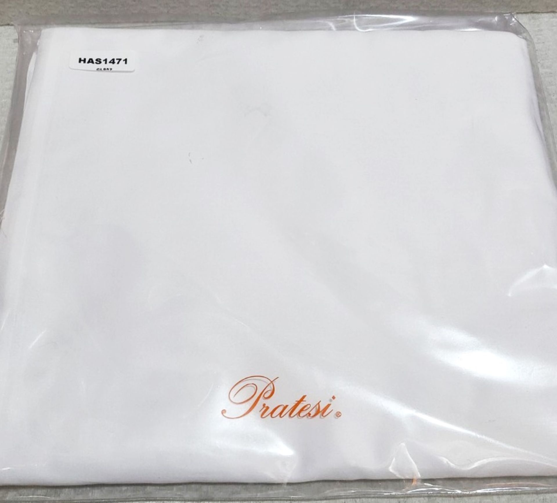 1 x PRATESI Paradise Angel Skin Flat Bottom Sheet 270x300 - Original Price £1,050.00 - Unused - Image 3 of 3