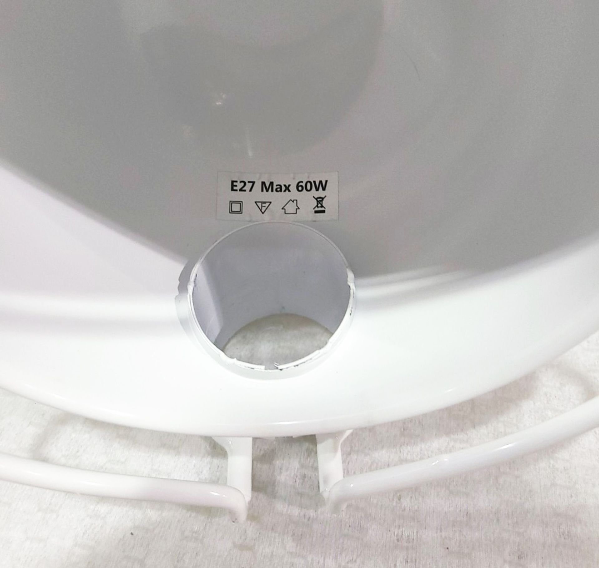 1 x BLUESUNTREE 'Jielde' Glossy White Steel Loft Floor Lamp With Six Adjustable Arms - Image 11 of 11