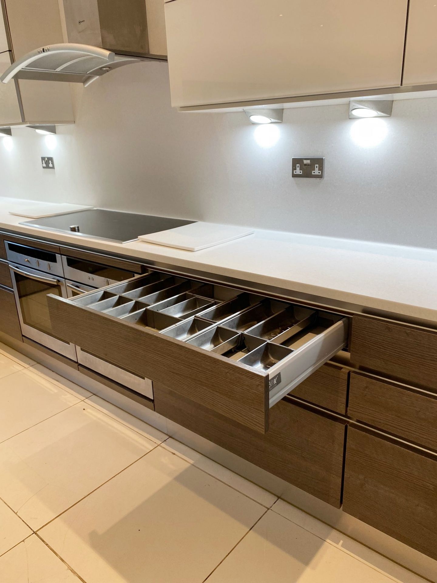 Bespoke Fitted Premium RWK German Kitchen With NEFF Appliances, Corian Worktops And Central Island - Image 19 of 30