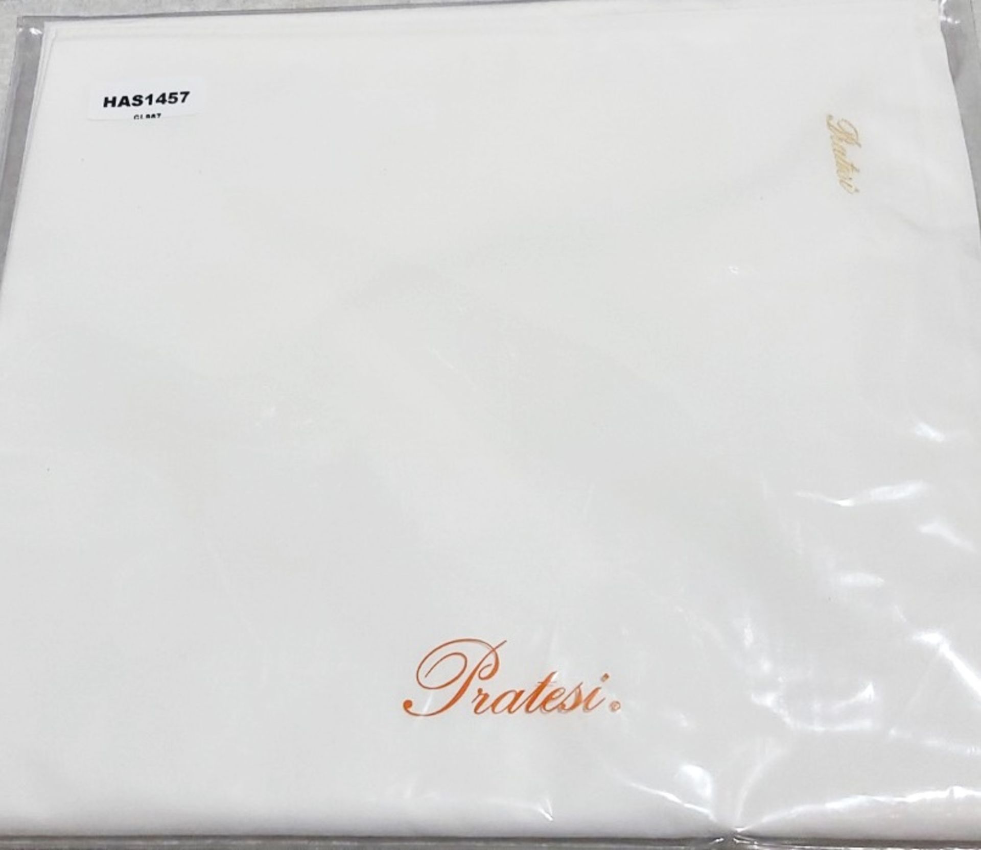 1 x PRATESI Paradise Angel Skin Flat Bottom Sheet 270x300 - Original Price £1,050.00 - Image 2 of 4