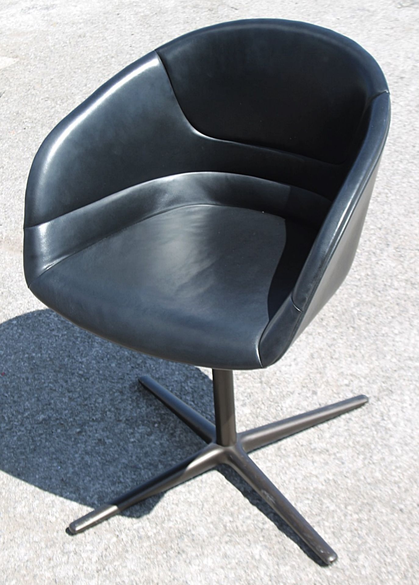 1 x WALTER KNOLL 'Kyo' Genuine Leather Upholstered Chair - Original RRP £1,979 - CL753 - Ref: - Image 7 of 7