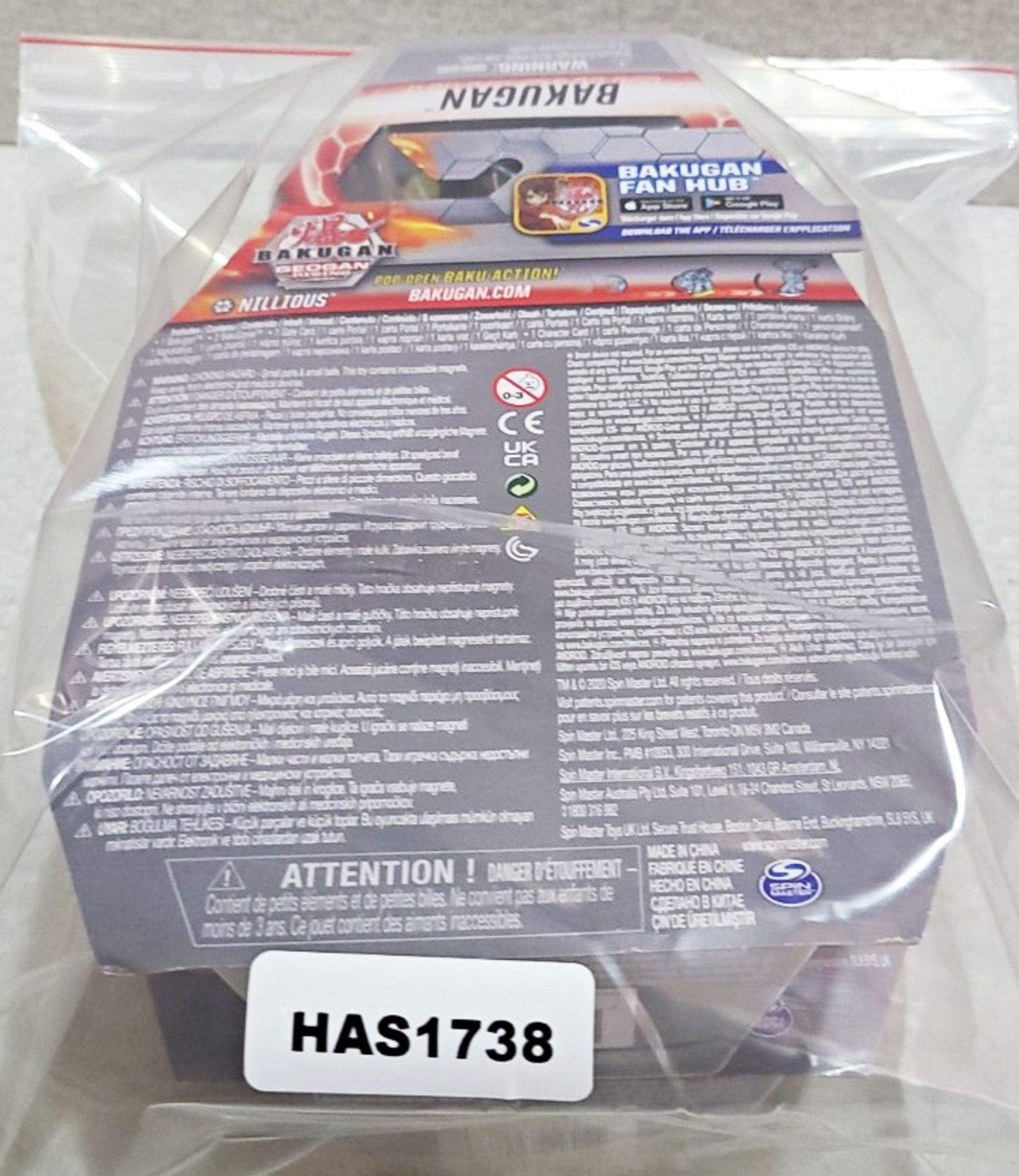 4 x BAKUGAN Bakugan Geogan Rising - Core Collectible Action Figures - Unused Boxed Stock - Ref: - Image 3 of 9