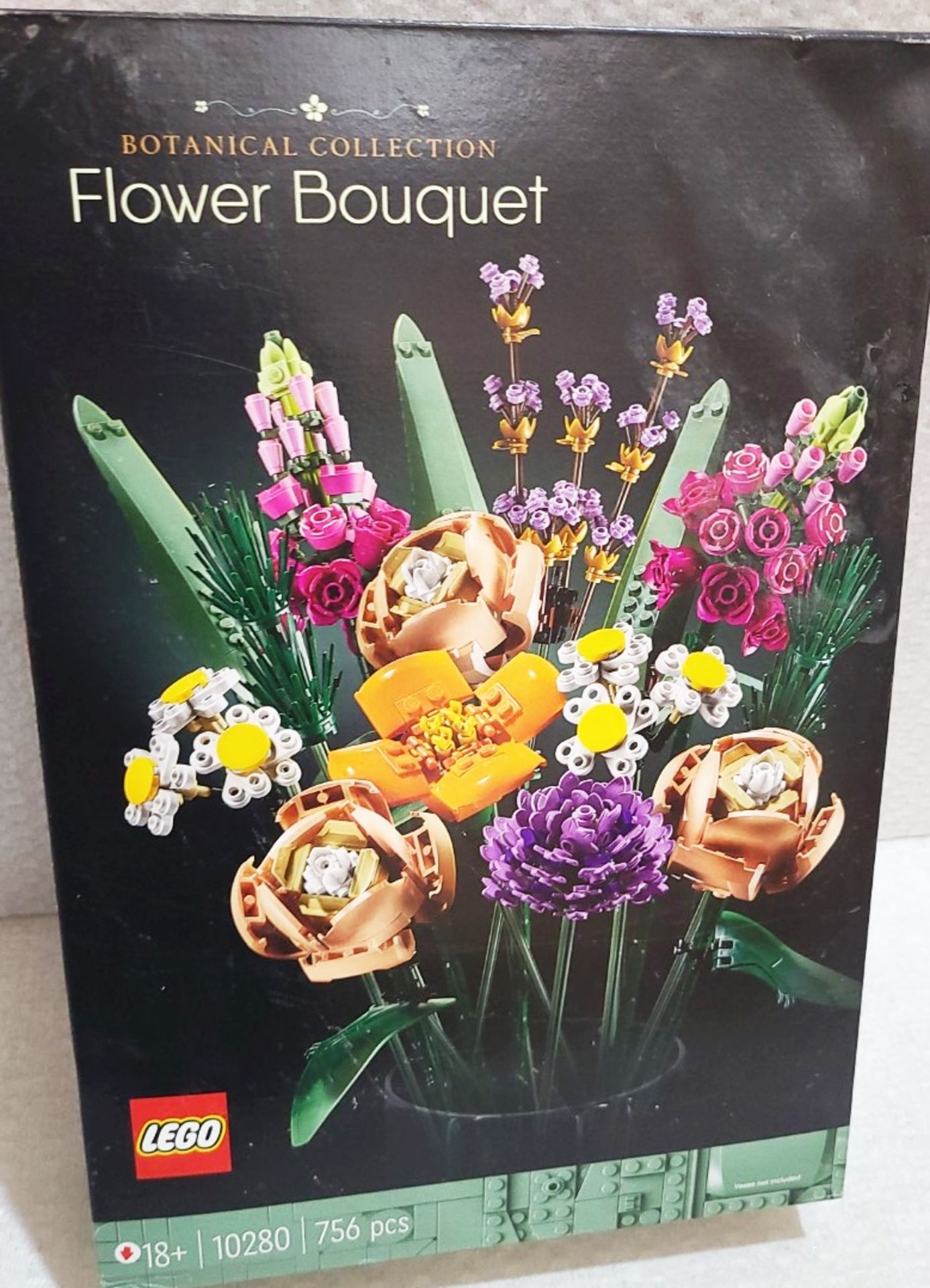1 x LEGO Creator Expert Flower Bouquet Set 10280 - Original Price £54.95 - Unused Boxed Stock - Ref: