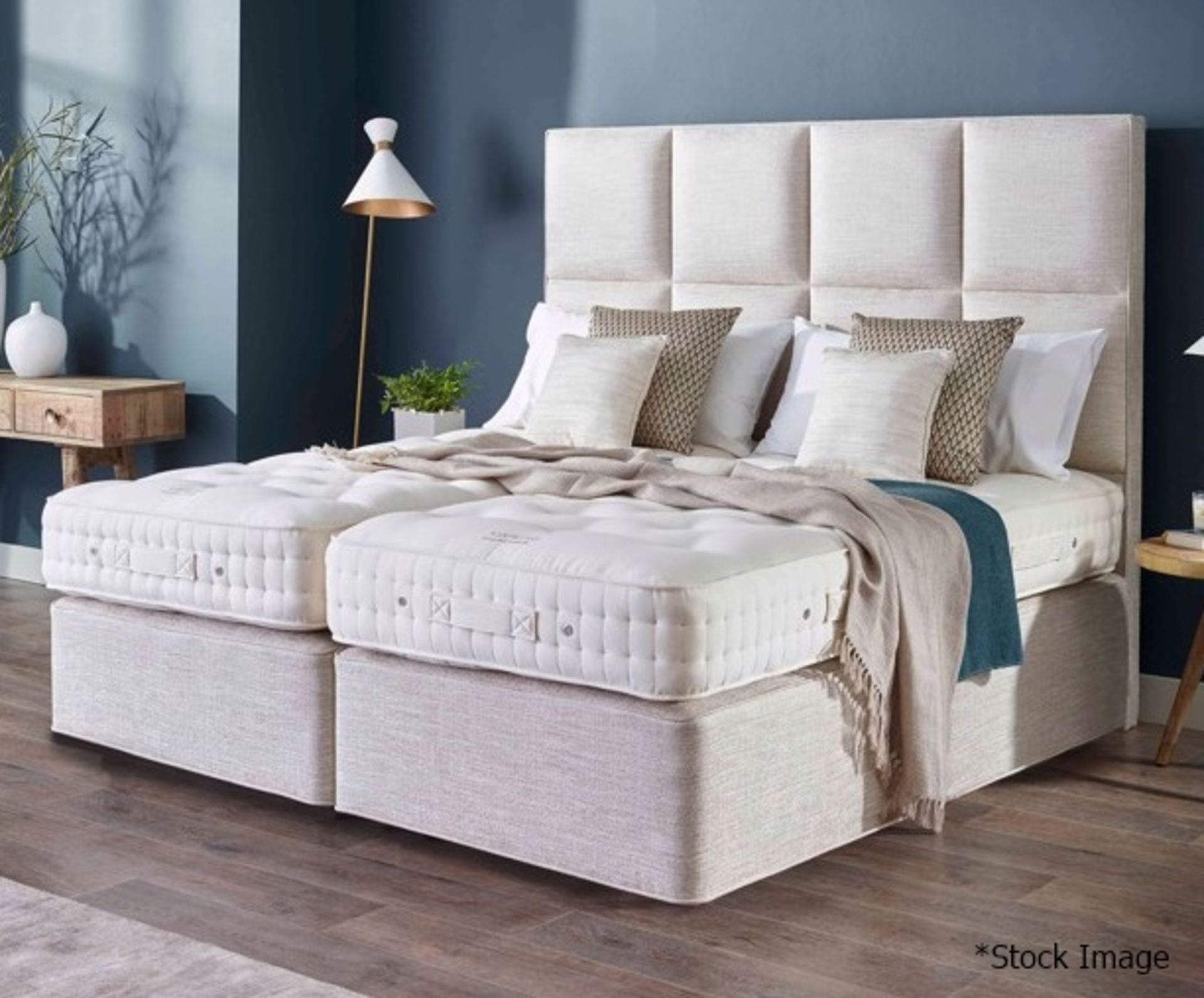 1 x VISPRING 'Regal Superb' Luxury Emperor 210x210 Zip-Link Divan Mattress - Original Price £9,670