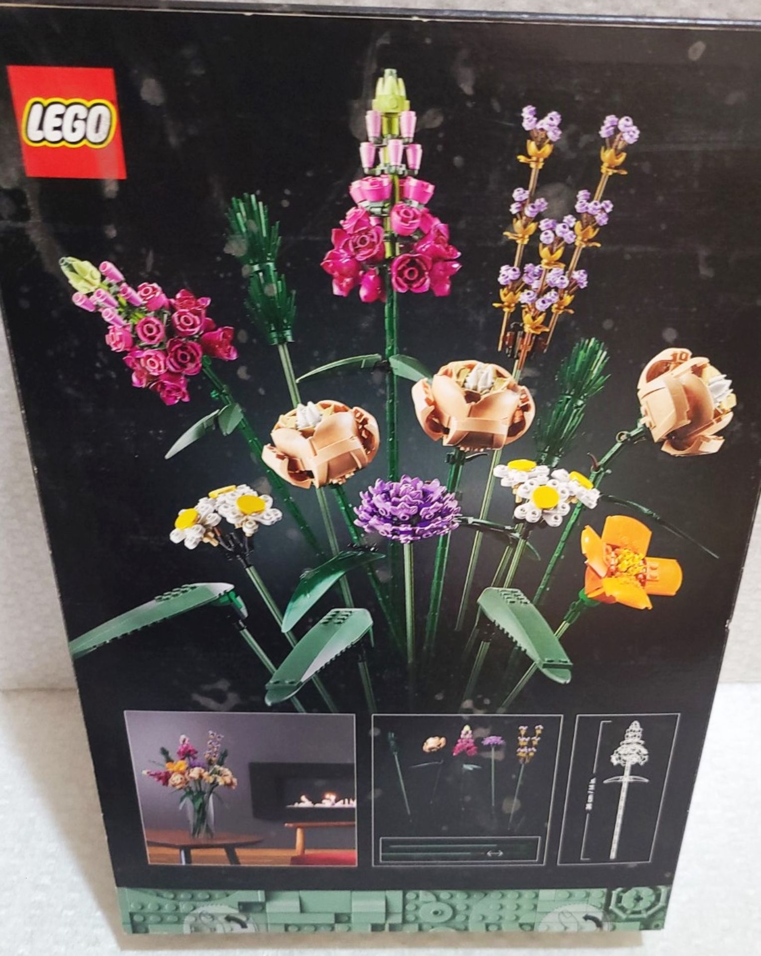 1 x LEGO Creator Expert Flower Bouquet Set 10280 - Original Price £54.95 - Unused Boxed Stock - Ref: - Image 3 of 4