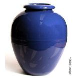 1 x BAUER POTTERY LOS ANGELES Large 22 Inch Oil Jar In Blue (Circa 2000) - Original Price £700.00