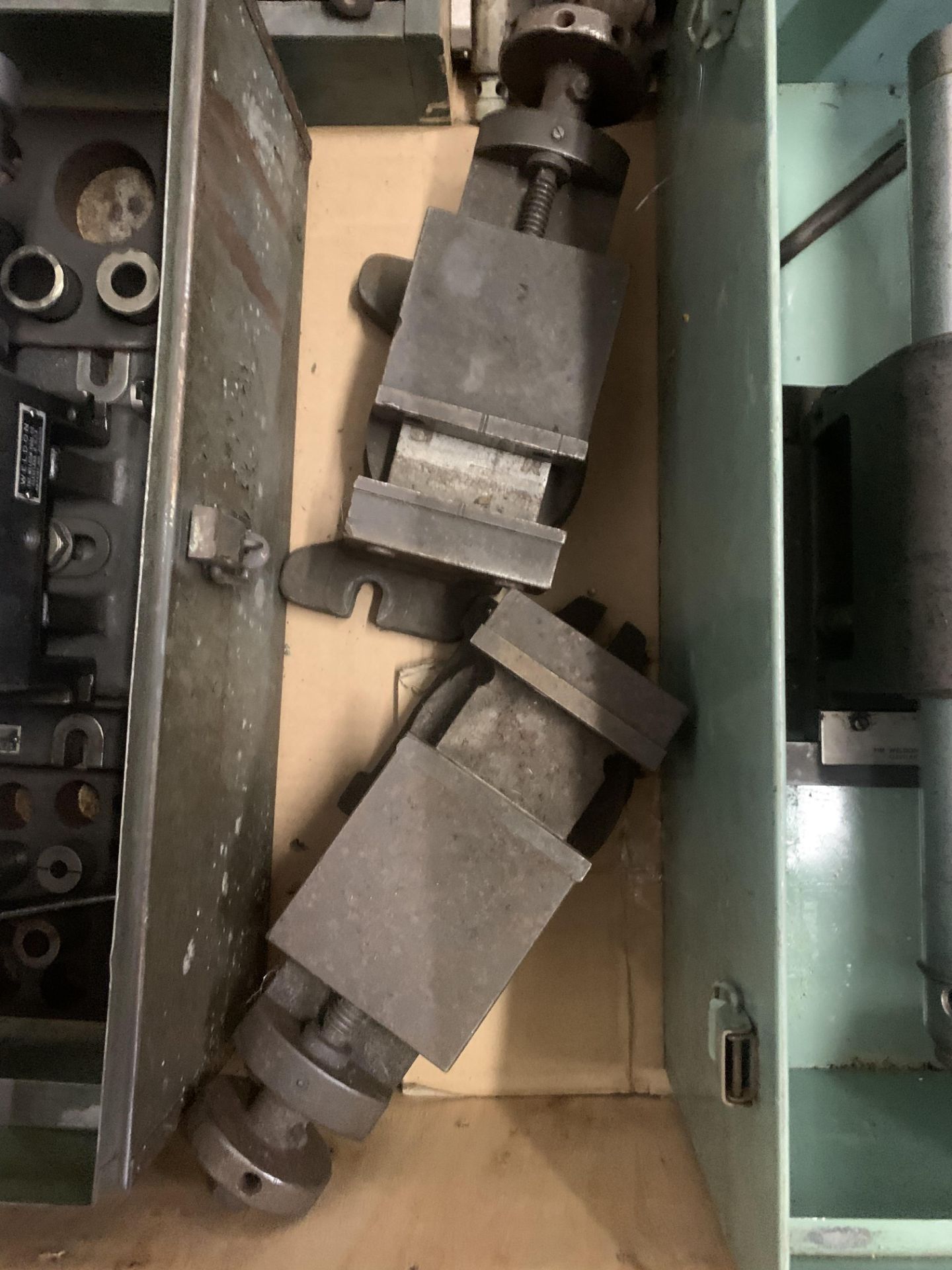 Tool Cutter Grinder Vises and indexing fixtures. 2 Weldon Air Draw Bars. Other Miscellaneous. - Image 5 of 12