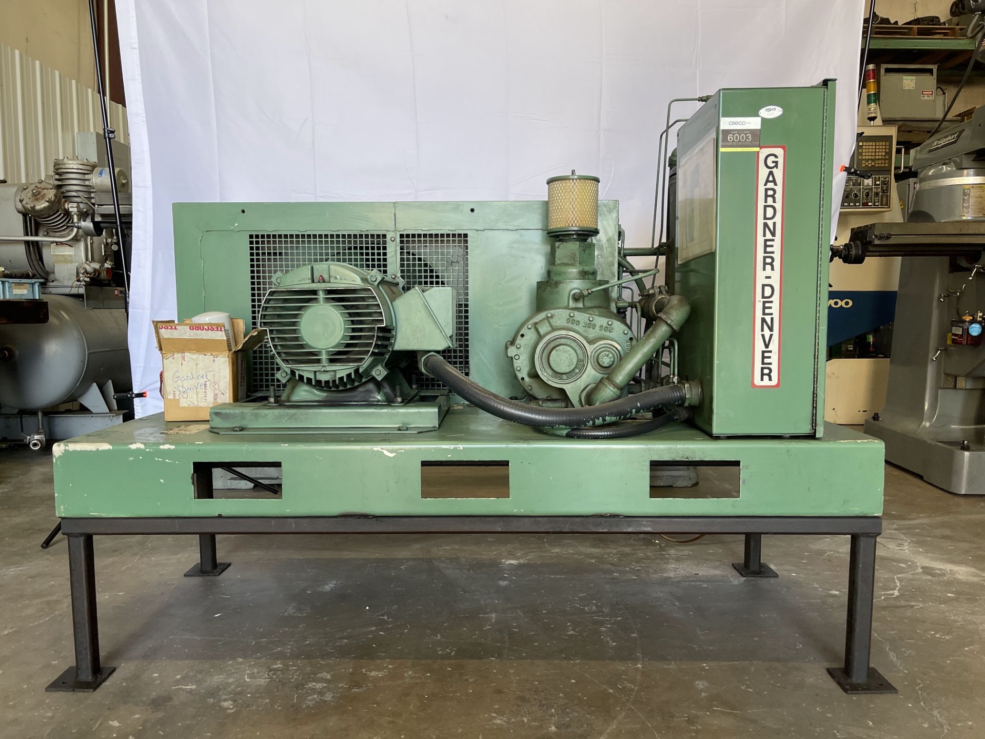 Gardner Denver Scroll Compressor; 30HP ;Model EBEQGC; Serial No. M39129; nonworking- for parts or - Image 2 of 11