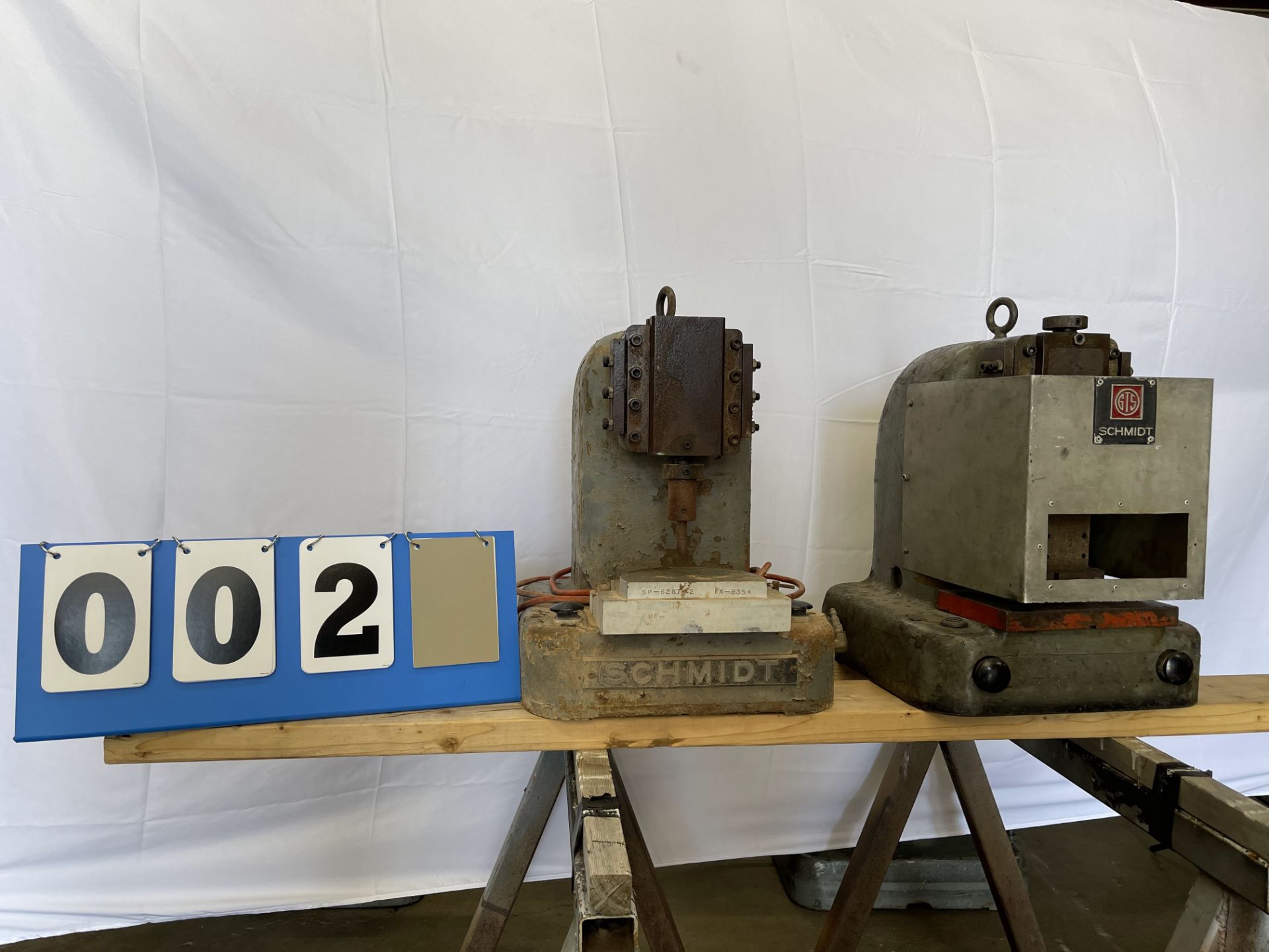 GEO. T. Schmidt Marking tool, Model Number 3T electric/pnuematic; working condition unknown