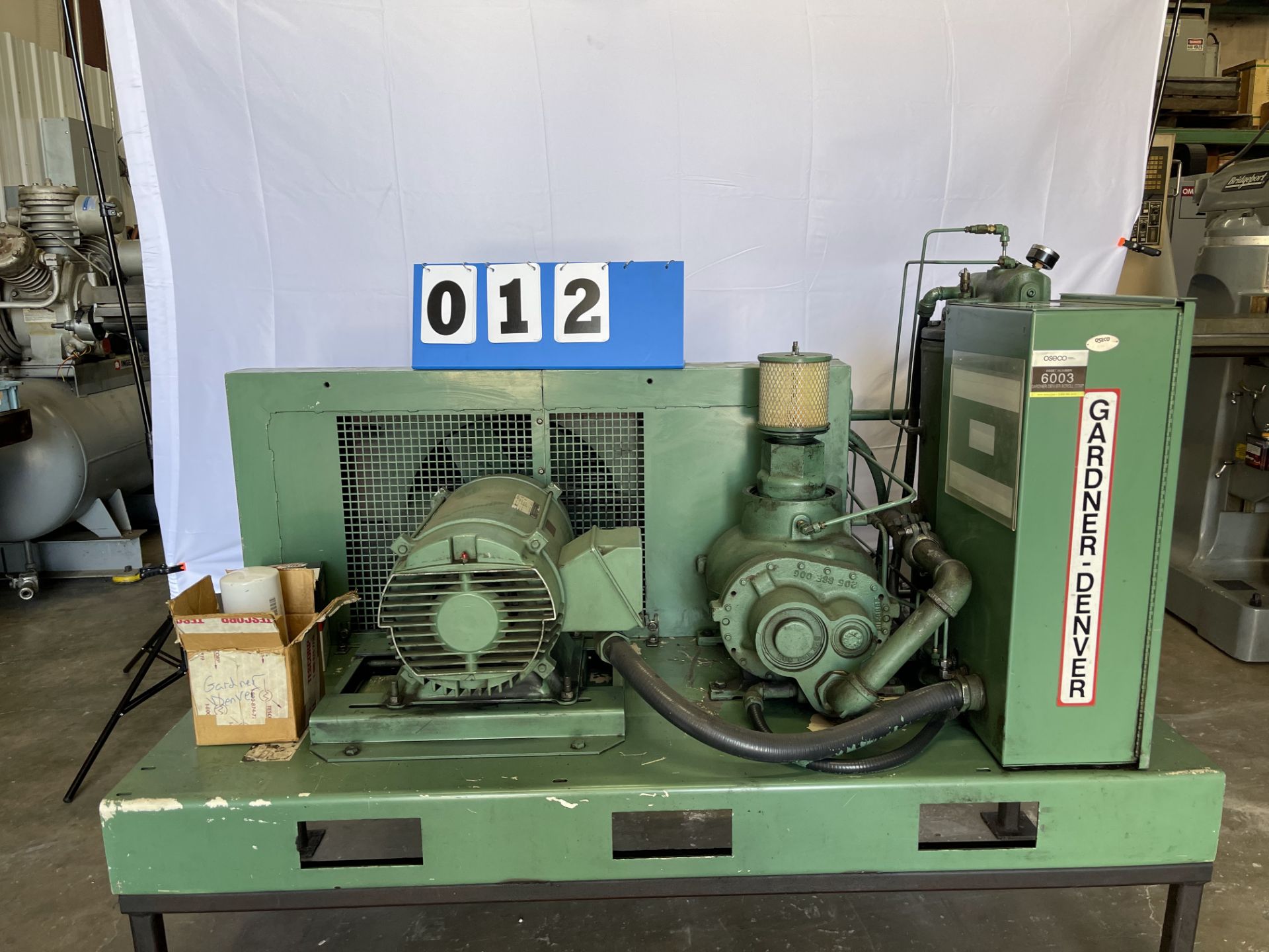 Gardner Denver Scroll Compressor; 30HP ;Model EBEQGC; Serial No. M39129; nonworking- for parts or