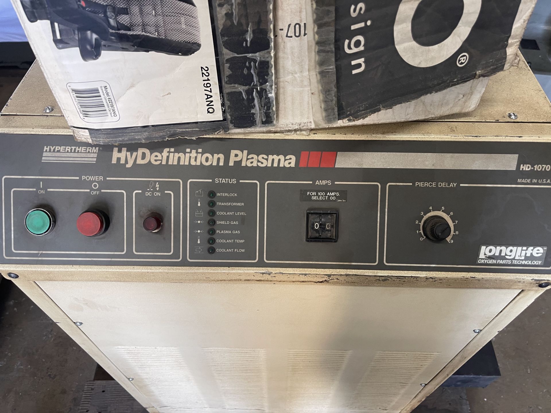 Hypertherm high definition plasma HD 1070 with Messer Pilot controller and servos, with leads, torch - Image 3 of 18