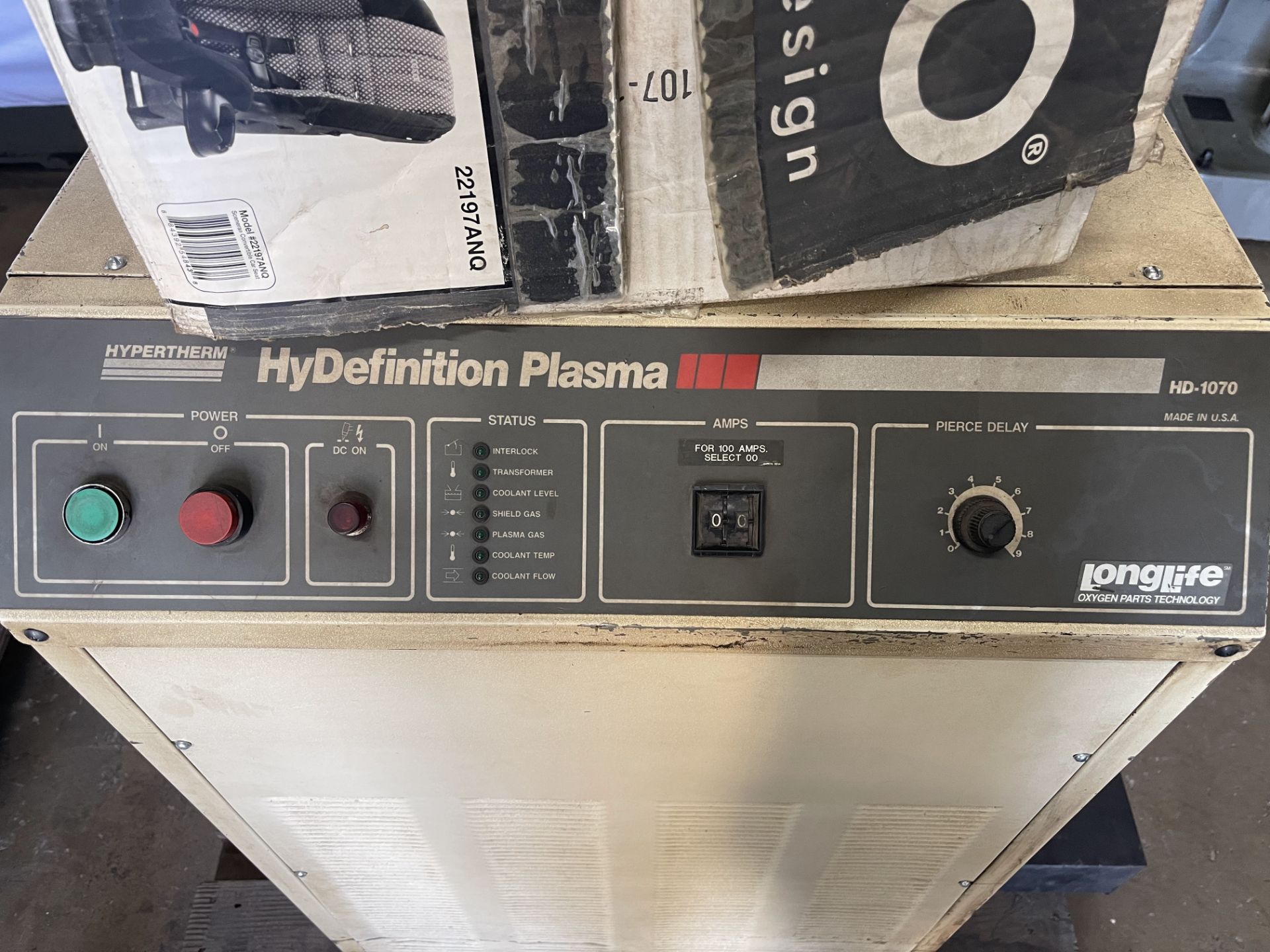 Hypertherm high definition plasma HD 1070 with Messer Pilot controller and servos, with leads, torch - Image 4 of 18