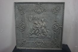 Fireplace in cast iron H55x55