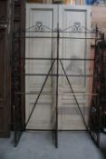 Rack in wrought iron H246X160x49
