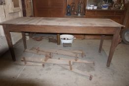 Rustic table in wood H80x66x197