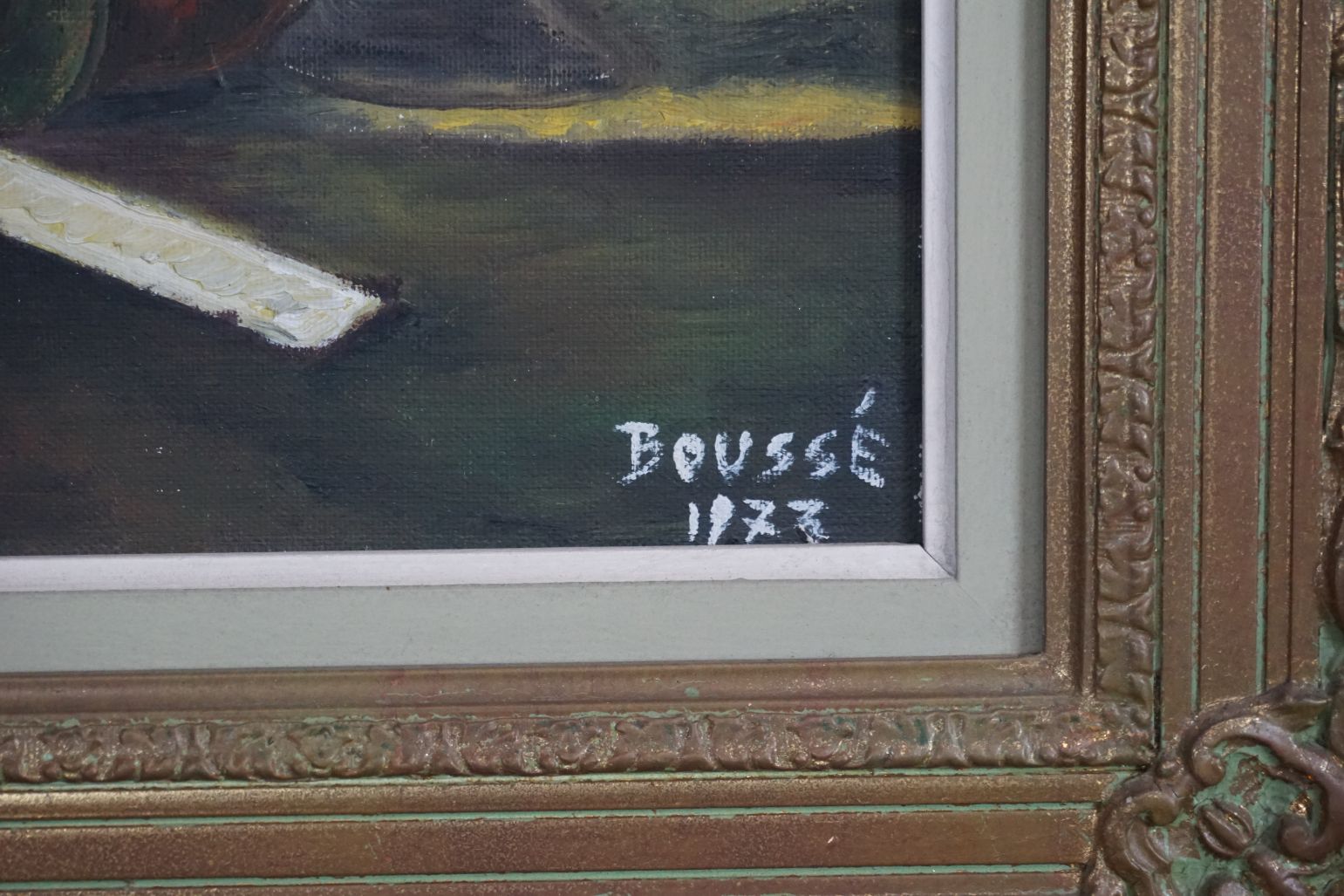 Oil on canvas, signed Bousse 1977, H75x84 - Image 2 of 3