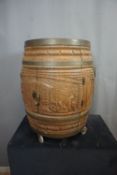 Decorative barrel in wood H60x43