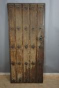 Door in wood with iron fitting H185X80