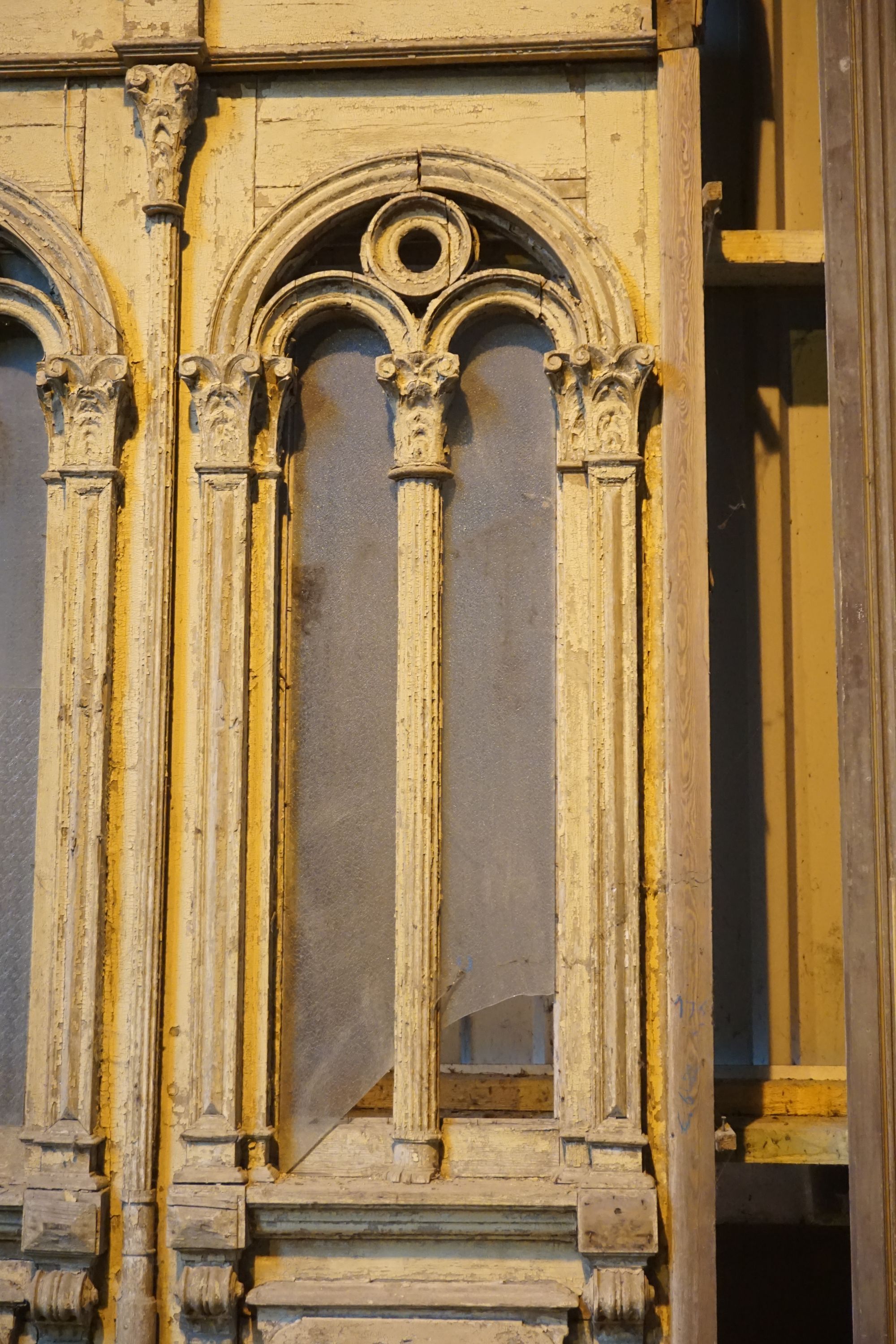 Neo-gothic, monumental front door in Oak H470x195 - Image 2 of 5