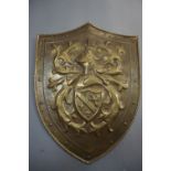 Coat of arms in copper H63x48