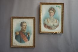 Couple frames, portrait of Albert and Elisabethh57x45