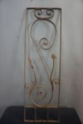 Ornamental gates in wrought iron H93x28