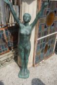 Sculpture in bronze H120x20x60