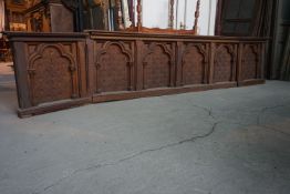 Balustrade / Choir bench in wood H86X430