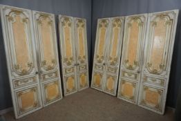 Lot wall panels / paneling in wood H200 / 168/144