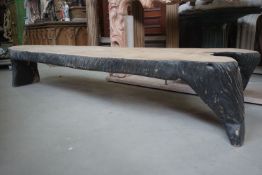Decorative couch furniture from tree trunk H60x330x65