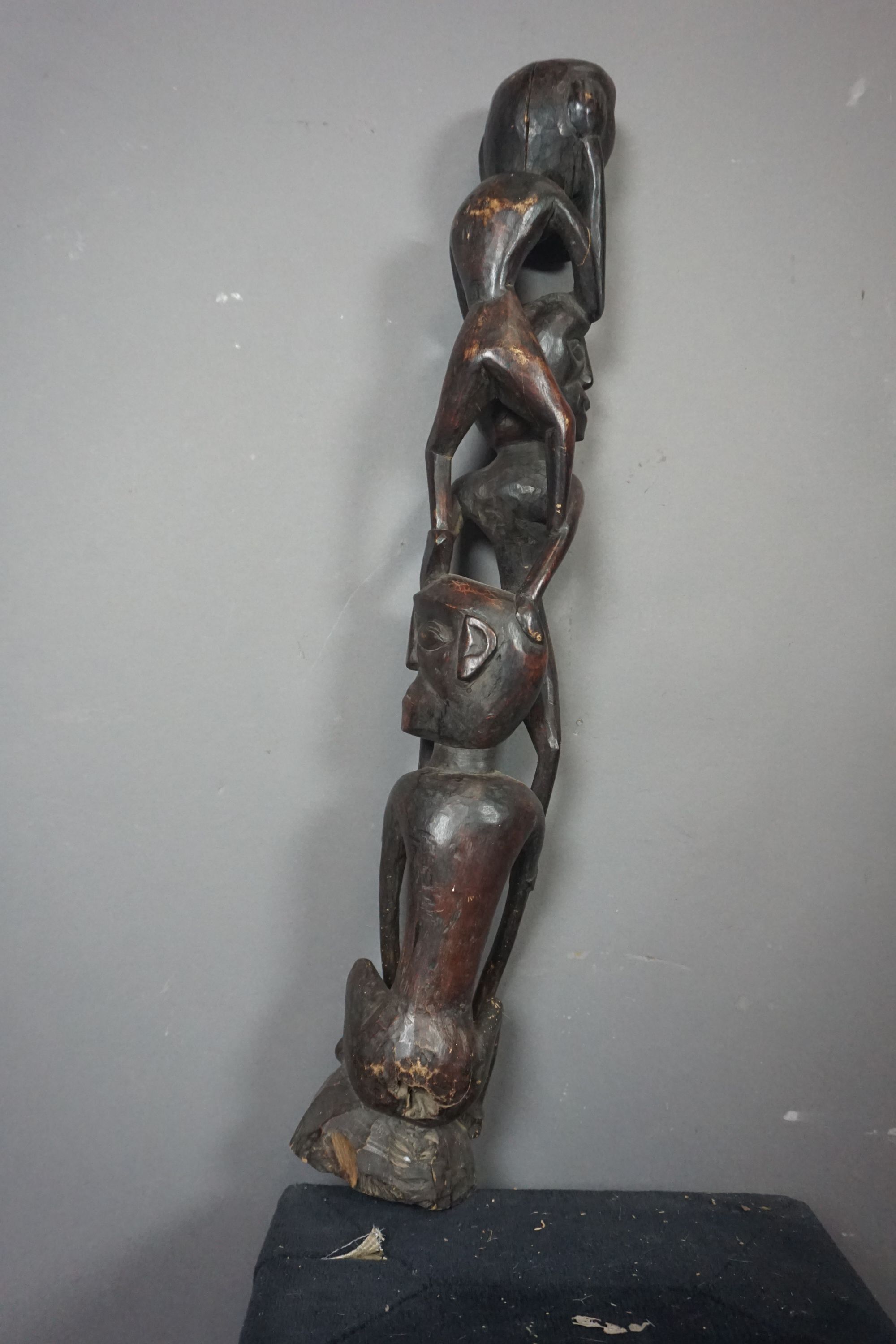 Africa, tribal art sculpture in wood H71 - Image 3 of 3