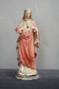 Religious, sculpture in plaster, Polychrome H41