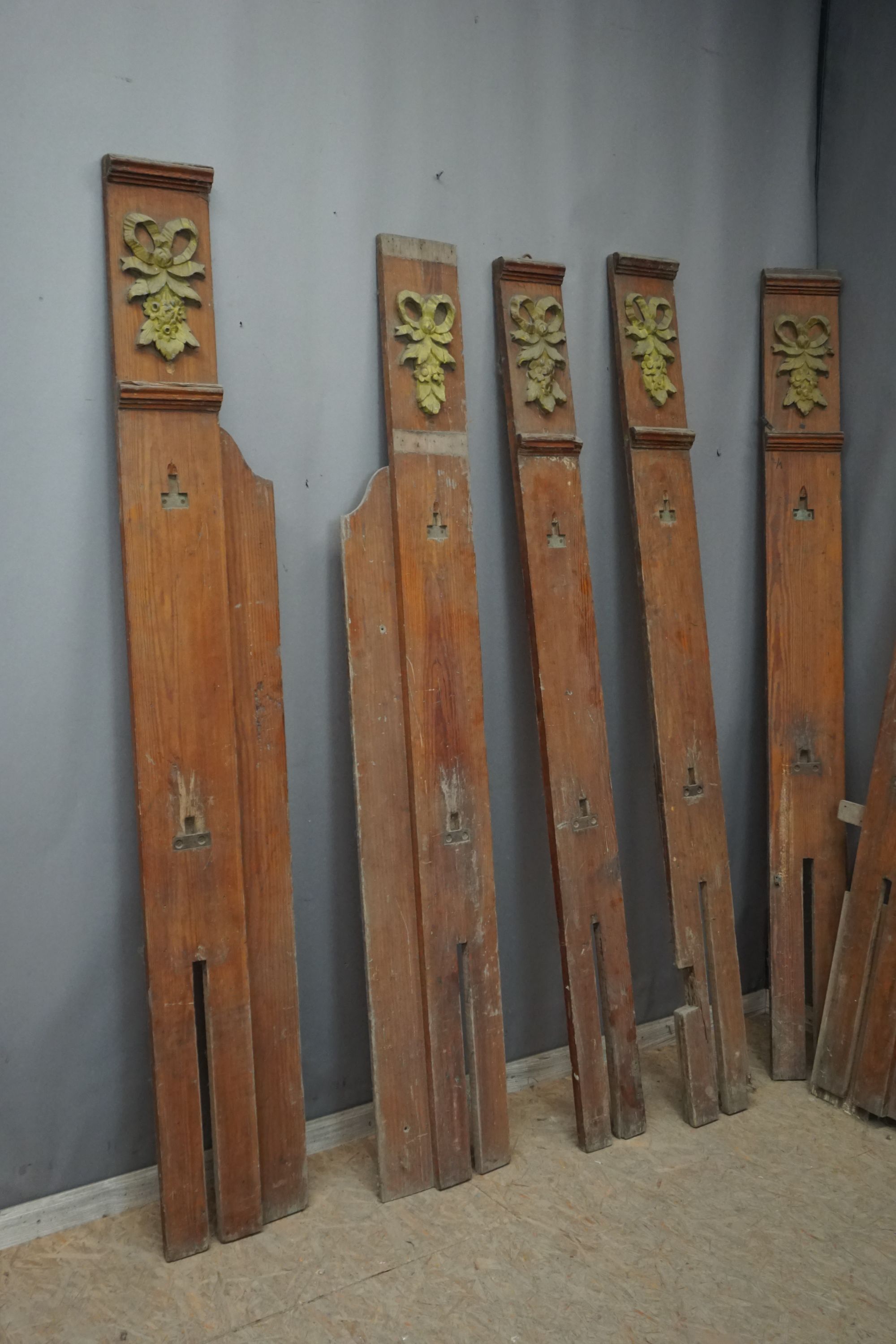 Lot ornaments in wood H200 - Image 3 of 4