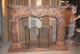 Fireplace in Marble H148x215x60