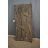 Africa, door in wood H163x76