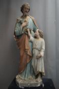 Religious, sculpture in plaster H127