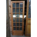 Door with glass H205x73