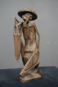 Oriental sculpture in wood H22