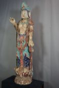 Statue in wood, Indian H162
